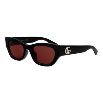 Gucci Cat-eye Zonnebril - unisex - Zonnebrillen - Zwart - 53 MM - Accessoires