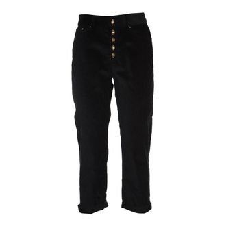 Dondup Cropped Broek - Dames - Vrijetijds broeken - Zwart - W26 - Broeken