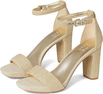 Naturalizer Joy Womens Shoes Natural Gold Woven Fabric : 10.5 M (B), Leather/Suede/Textile