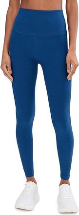 Beyond Yoga Spacedye Caught In The Midi High-Waisted Legging Womens Casual Pants Marine Blue Heather : 2XL (US Womens 18-20)