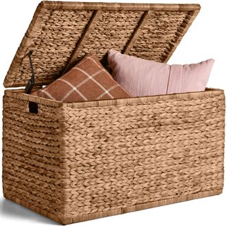 Best Choice Products Best Choice Product Storage 30 Trunk w/ Lid & Handles, Storage Bench, Toy Chest