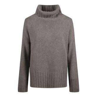 Aragona D3244Tf Long Sleeve Turtle Neck Sweater - Dames - Cashmere truien - Grijs - XS - Truien & Vesten