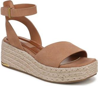 Franco Sarto Tiffany Platform Wedge Sandal in Sunset Blush at Nordstrom, Size 6.5