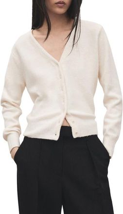 Mango Simone Cardigan in Light Beige at Nordstrom, Size X-Small