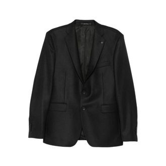 Tagliatore Single-breasted Jacket - male - Tagliatore - Blazers - Black - L - Jackets