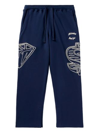 Billionaire Boys Club graphic track pants - Blue
