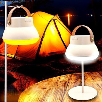 OEM Linterna Led De Camping De 1000 L&uacute;menes, 3 Colores, Bater&iacute;a De 4000 Mah, Regulable De Forma Continua, Extra&iacute;ble, Resistente Al Agua Ipx5 - Recargable 