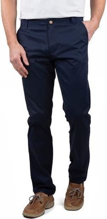 Tailor Vintage Straight Leg Stretch Cotton Blend Chino Pants in Navy at Nordstrom Rack, Size 36