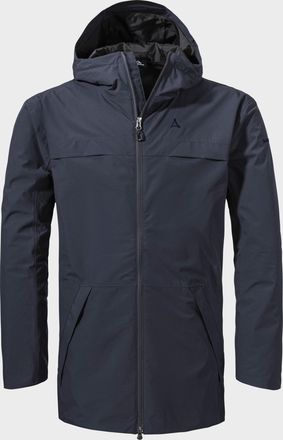 Sch&ouml;ffel Langjacke SCH&Ouml;FFEL Parka Style Bohorok MNS, Herren, Gr. 46, blau (8820, blau), Oberstoff: 100% Polyester; (Membran: Thermoplastisches Polyurethan); Fu
