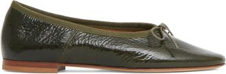 Mansur Gavriel Dream ballerinas met strikdetail - Groen