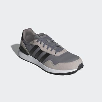 adidas Sneaker ADIDAS SPORTSWEAR RUN 60S 4.0, Herren, Gr. 40, schwarz (grau three, core schwarz, grau two), Leder, Textil, Schuhe Sneaker