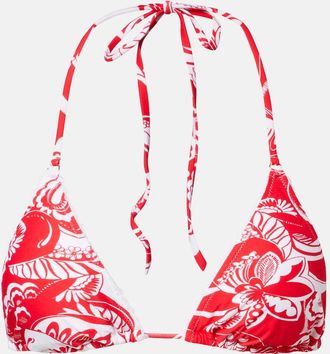 Melissa Odabash Adelaide floral bikini top