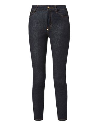 Philipp Plein Denim Skinny Trouser Skull