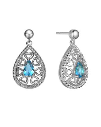 Genevive Silver Earrings