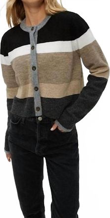 Michael Stars Fiona Stripe Sweater Top In Neutral Stripe