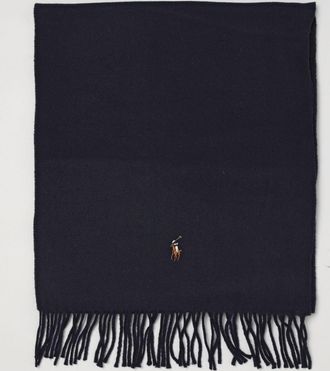Polo Ralph Lauren Sciarpa in pura lana con logo Pony ricamato