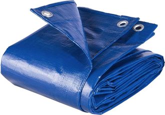 Woltu Woltu Telone Impermeabile Pe 280g/m&sup2; Telo Di Protezione Antipioggia Da Esterno Blu 2x3m