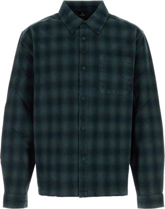 Represent Plaid Button-Down Shirt - Heren - Casual Overhemden - Groen - S - Katoen - Overhemden