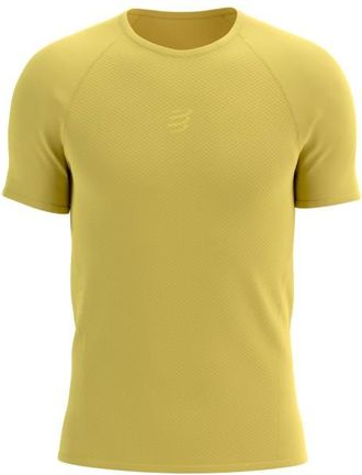 Compressport Trail Racing S/S T-Shirt Laufshirt für Herren | beige