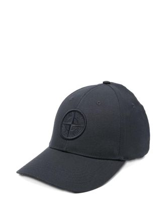 Stone Island Blue Logo Baseball Hat