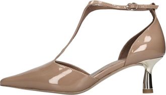 Emanuelle Vee Met hak bruin - Dames - Pumps - Bruin - 37 EU - Leer - Schoenen