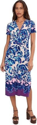 Johnny Was The Janie Favorite 3/4 Sleeve Dress Womens Dress Liatris Scarf : 2XL, Rayon/Spandex