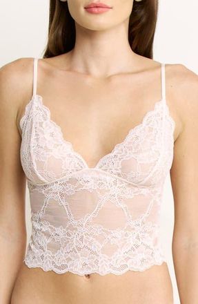 Honeydew Intimates Riot Lace Crop Camisole in Ballet Slipper at Nordstrom, Size X-Large