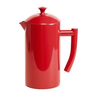 Frieling Double-Walled Stainless Steel French Press Coffee Maker, 34 fl oz in Shiraz Red at Nordstrom