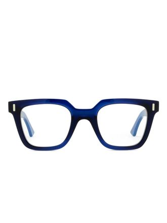 Cutler and Gross Bril met vierkant montuur - Blauw