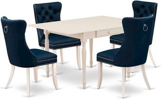 East West Furniture 5 Piece Kitchen Table Set