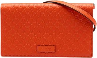 Gucci Borsa Crossbody Pre-owned - - Pre-owned - Donna - Arancione - ONE SIZE