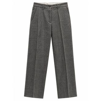 Nine In The Morning Pantalones anchos - Trousers - Mujer - Gris - W26