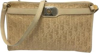 Dior Pre-owned Fabric dior-bags - Dames - Vintage Schoudertas - Beige - ONE Size - Vintage