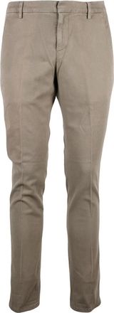 Dondup Beige Gaubert Slim-Fit Stretch Cotton Trousers