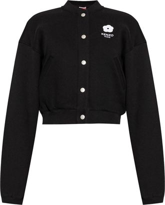Kenzo Boke Flower 2.0 cotton jacket - women - Cotton - S - Black