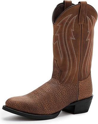Laredo Mav Mens Boots Brown : 11.5 2.5E - Extra Wide, Leather