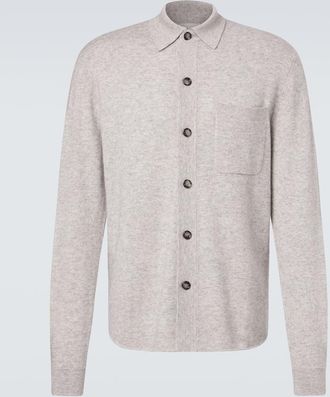 Allude Cotton and cashmere overshirt