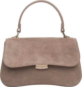 Estro & Luminara Dames, Tassen, Bruin, Maat: ONE Size Velours