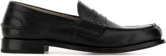 Prada Black Leather Loafers