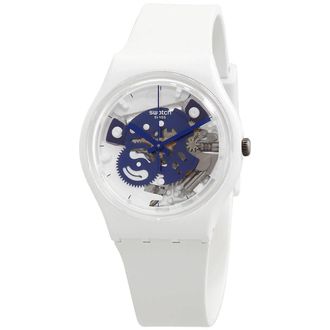 Swatch Time To Blue Small Quartz Unisex Watch SO31W103