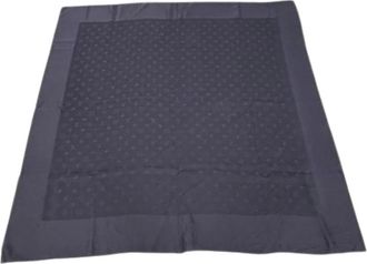 Louis Vuitton Vintage, unisex, Blauw, ONE Size, Pre-owned Vintage Zijden Sjaal