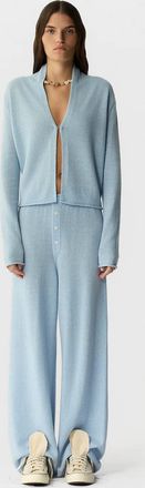 Guest In Residence Stealth Cashmere Blend Cardigan In Clear Sky