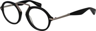 Yohji Yamamoto Black Plastic Glasses Mens (Frames)