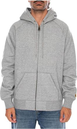 Carhartt Work in Progress Jassen - Heren - Vesten met rits - Grijs - XL - Hoodies & sweatvesten