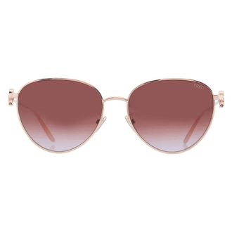 Fred Perry Brown Blue Cat Eye Ladies Sunglasses FG40031U-CL 33F 56