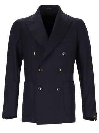 Tagliatore Montecarlo Virgin Wool Structured Blazer