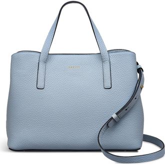 Radley London Medium Dukes Place Leather Crossbody Satchel in Smoke Blue at Nordstrom Rack