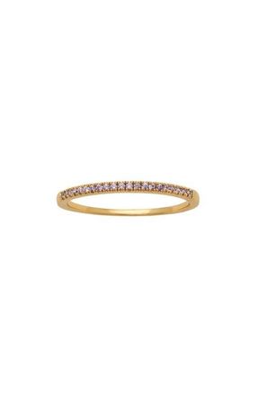 Made by Mary Birthstone Stacking Ring in Gold June at Nordstrom, Size 10
