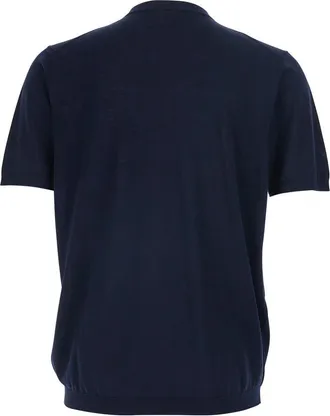 KANGRA Mens T-Shirt F.16gg Blue Cotton Top