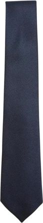 Emporio Armani Cravatta in seta Pinhead - - Accessories - Uomo - Blu - ONE SIZE